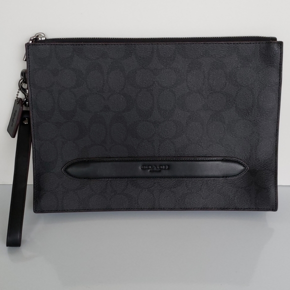 coach structured pouch